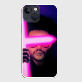 Чехол для iPhone 13 mini с принтом The Weeknd   Blinding Lights в Екатеринбурге,  |  | blinding lights | music | pop | star boy | the weekend | the weeknd | музыка | уикенд