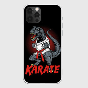 Чехол для iPhone 12 Pro Max с принтом KARATE T-REX в Екатеринбурге, Силикон |  | animal | dinosaur | fight | fighter | hunter | karate | red | sport | strong | t rex | боец | бои | динозавр | карате | сила | спорт | тиранозавр | хищник