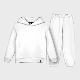 Детский костюм хлопок Oversize с принтом 1000 7(white) в Екатеринбурге,  |  | Тематика изображения на принте: 1000 7 | alohadance | anime | dead inside | dota | emo | femlove | ghoul | lil peep | love | sad | zxc | zxcurced | канеки | любовь | праздник