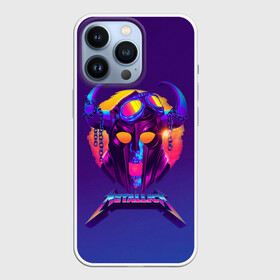 Чехол для iPhone 13 Pro с принтом Metallica Neon в Екатеринбурге,  |  | Тематика изображения на принте: alternative | metalica | metall | metallica | music | rock | альтернатива | джеймс хэтфилд | металика | металл | металлика | музыка | рок