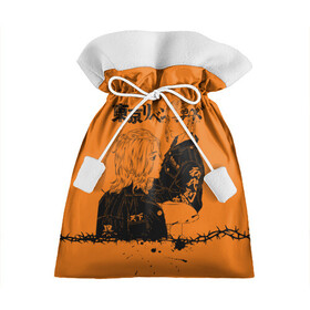 Подарочный 3D мешок с принтом токийские мстители ораньжевый в Екатеринбурге, 100% полиэстер | Размер: 29*39 см | Тематика изображения на принте: anime | tokyo revengers | аниме | манга | токийские мстители
