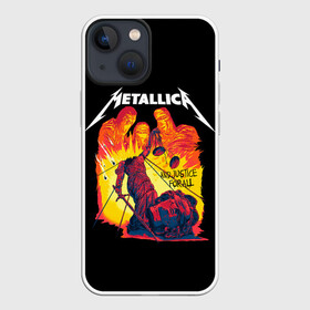 Чехол для iPhone 13 mini с принтом Justice for all в Екатеринбурге,  |  | alternative | metalica | metall | metallica | music | rock | альтернатива | джеймс хэтфилд | металика | металл | металлика | музыка | рок