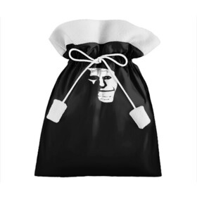 Подарочный 3D мешок с принтом Троллфейс в Екатеринбурге, 100% полиэстер | Размер: 29*39 см | cursed | trollface | безысходность | мемы | черно белый