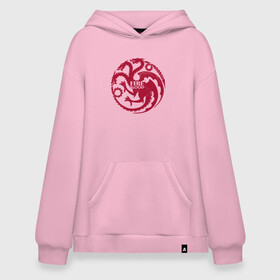 Худи SuperOversize хлопок с принтом Logo Targaryen Quotes в Екатеринбурге, 70% хлопок, 30% полиэстер, мягкий начес внутри | карман-кенгуру, эластичная резинка на манжетах и по нижней кромке, двухслойный капюшон
 | crow | fire and blood | game of thrones | lannister | stark | statwb | targaryen | винтерфел | ворон | игра престолов | король ночи | ланнистер | лютоволк | мать драконов | пламя и кровь | север | старки | таргариен | черные крылья