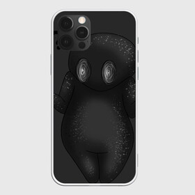 Чехол для iPhone 12 Pro Max с принтом Вопрос в Екатеринбурге, Силикон |  | black | black and white | dark | gothic | gray | monochrome | mork2028 | shadow | готический | монохромный | морк2028 | серый | тёмный | тень | тьма | чёрно белый | чёрный