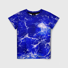 Детская футболка 3D с принтом Морские волны! в Екатеринбурге, 100% гипоаллергенный полиэфир | прямой крой, круглый вырез горловины, длина до линии бедер, чуть спущенное плечо, ткань немного тянется | гавайи. | море | океан | отдых | пляж | спокойствие | штиль