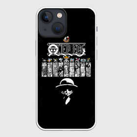 Чехол для iPhone 13 mini с принтом Пираты Соломенной Шляпы One Piece в Екатеринбурге,  |  | anime | manga | one piece | аниме | большой куш | ван пис | весёлый роджер | вон пис | король пиратов | логотип | манга | монки д. луффи | мугивары | перекрещённый костями | пират | пиратский флаг