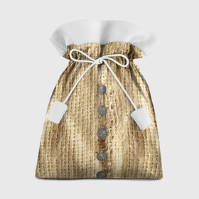 Подарочный 3D мешок с принтом Мешок счастья в Екатеринбурге, 100% полиэстер | Размер: 29*39 см | Тематика изображения на принте: мешковатый | мешок | плетение | прикол | циновка | эко | экологично