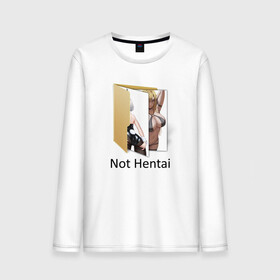 Мужской лонгслив хлопок с принтом Not Hentai в Екатеринбурге, 100% хлопок |  | ahegao | anime | love anime | manga | senpai | аниме | ахегао | забавный | любителю аниме | люблю аниме | мем | обман | папка | папка на компьютере | прикол | рабочий стол | с юмором | семпай | сенпай | тяночка | 