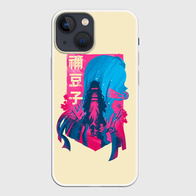 Чехол для iPhone 13 mini с принтом Nezuko Neon в Екатеринбурге,  |  | Тематика изображения на принте: anime | kimetsu no yaiba | аниме | анимэ | клинок рассекающий демонов
