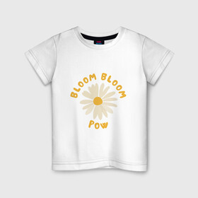 Детская футболка хлопок с принтом THE BOYZ Bloom Bloom Pow Cute  в Екатеринбурге, 100% хлопок | круглый вырез горловины, полуприлегающий силуэт, длина до линии бедер | 3racha | bts | bts idol | drake | exid hot pink | ikon | kpop | sleepy baby wolf | stay gold | the boyz bloom bloom pow cute retro lyrics | кейпоп | корейская музыка | корея | кпоп | поп