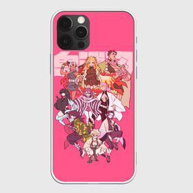 Чехол для iPhone 12 Pro Max с принтом Slayers on pink в Екатеринбурге, Силикон |  | anime | kimetsu no yaiba | аниме | анимэ | клинок рассекающий демонов