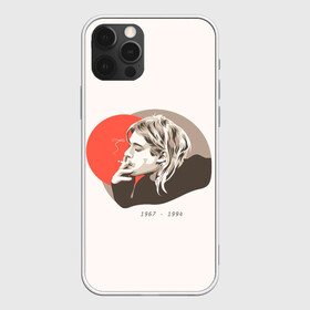 Чехол для iPhone 12 Pro Max с принтом Арт Курт в Екатеринбурге, Силикон |  | alternative | kurt cobain | metall | music | nirvana | rock | альтернатива | курт кобейн | курт кобэйн | металл | музыка | нирвана | нирванна | рок