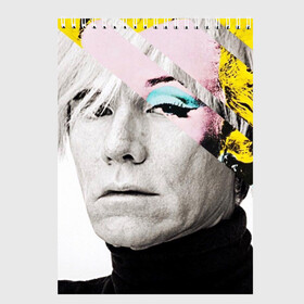 Скетчбук с принтом Энди Уорхол | Andy Warhol в Екатеринбурге, 100% бумага
 | 48 листов, плотность листов — 100 г/м2, плотность картонной обложки — 250 г/м2. Листы скреплены сверху удобной пружинной спиралью | andy warhol | художник | энди уорхол