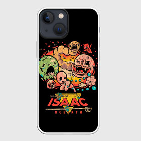 Чехол для iPhone 13 mini с принтом Isaac Rebirth в Екатеринбурге,  |  | binding | game | games | hell | isaac | the binding of isaac | ад | жертвоприношение исаака | игра | игры | исаак