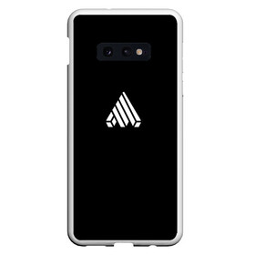 Чехол для Samsung S10E с принтом Magic Music Record | MasterBroke | White on Black в Екатеринбурге, Силикон | Область печати: задняя сторона чехла, без боковых панелей | magic | masterbroke | music | record | white on black | белый на черном | знаменитость | музыкант | черная