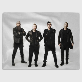 Плед 3D с принтом Three Days Grace band в Екатеринбурге, 100% полиэстер | закругленные углы, все края обработаны. Ткань не мнется и не растягивается | Тематика изображения на принте: alternative | metall | music | rock | three days grace | адам гонтье | альтернатива | металл | музыка | рок | три дэйс грэйс