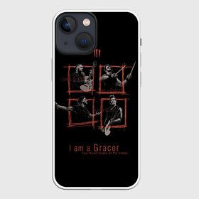 Чехол для iPhone 13 mini с принтом I am a Gracer в Екатеринбурге,  |  | alternative | metall | music | rock | three days grace | адам гонтье | альтернатива | металл | музыка | рок | три дэйс грэйс