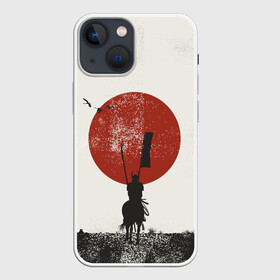 Чехол для iPhone 13 mini с принтом Самурай на коне в Екатеринбурге,  |  | samurai | буси | воин | конь | самурай | философия | япония