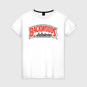 Женская футболка хлопок с принтом Backwoods x ANTIN8RINO в Екатеринбурге, 100% хлопок | прямой крой, круглый вырез горловины, длина до линии бедер, слегка спущенное плечо | 8 | antin8rino | backwoods | viii | иллюстрация | мультик | мультяшка