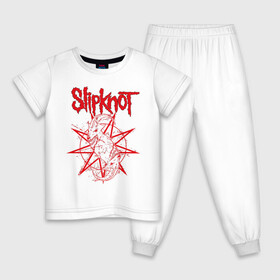 Детская пижама хлопок с принтом Slipknot 