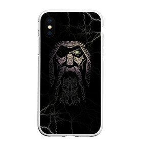 Чехол для iPhone XS Max матовый с принтом Odin  в Екатеринбурге, Силикон | Область печати: задняя сторона чехла, без боковых панелей | odin | odinn | see you in valhalla | бог один | вальхала | вальхалла | викинг | викинги | всеотец | до встречи в вальхалле | кельт | кельтский узор | лик | лицо одина | один | перун | символ | символ викингов