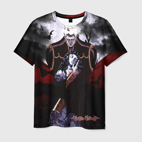Мужская футболка 3D с принтом Ди: Охотник на вампиров в Екатеринбурге, 100% полиэфир | прямой крой, круглый вырез горловины, длина до линии бедер | вампир | граф | дампир | ди | магнус ли | наёмник | охотник