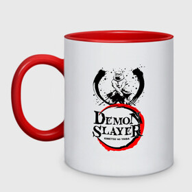 Кружка двухцветная ИНОСКЕ ХАШИБИРА | КЛИНОК РАССЕКАЮЩИЙ ДЕМОНОВ (Z): в Екатеринбурге, керамика | объем — 330 мл, диаметр — 80 мм. Цветная ручка и кайма сверху, в некоторых цветах — вся внутренняя часть | Тематика изображения на принте: demon slayer | kimetsu no yaiba | shinobu | slayer | иноске хашибира | клинок рассекающий демонов
