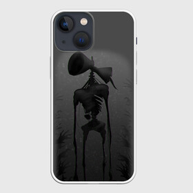 Чехол для iPhone 13 mini с принтом СИРЕНОГОЛОВЫЙ GRAY в Екатеринбурге,  |  | siren head | игра | монстр | сиреноголовый | существо | хоррор