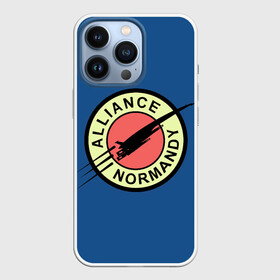 Чехол для iPhone 13 Pro с принтом Mass effect x Futurama в Екатеринбурге,  |  | game | games | normandy | альянс | гаррус | гарус | игра | игры | нормандия | футурама | эффект массы