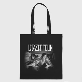 Шоппер 3D с принтом Led Zeppelin в Екатеринбурге, 100% полиэстер | Плотность: 200 г/м2; Размер: 34×35 см; Высота лямок: 30 см | british | england | folk | hardcore | hardrock | led zeppelin | metal | music | punk | retro | rock | usa | гранж | джимми пейдж | лед цеппелин | метал | музыка | панк | ретро | роберт плант | рок | сша | фолк