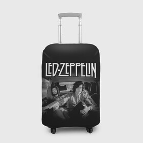 Чехол для чемодана 3D с принтом Led Zeppelin в Екатеринбурге, 86% полиэфир, 14% спандекс | двустороннее нанесение принта, прорези для ручек и колес | british | england | folk | hardcore | hardrock | led zeppelin | metal | music | punk | retro | rock | usa | гранж | джимми пейдж | лед цеппелин | метал | музыка | панк | ретро | роберт плант | рок | сша | фолк