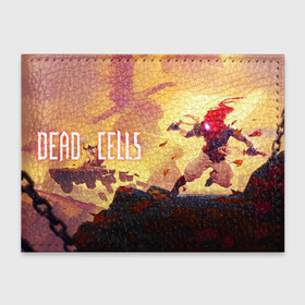 Обложка для студенческого билета с принтом Dead Cells ГГ в Екатеринбурге, натуральная кожа | Размер: 11*8 см; Печать на всей внешней стороне | cell | cells | dead | dead cells | game | gamer | games | metroidvania | roguelike | игра | игры