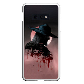 Чехол для Samsung S10E с принтом Blind Hunter в Екатеринбурге, Силикон | Область печати: задняя сторона чехла, без боковых панелей | bloodborne | game | games | stranger | бладборн | игра | игры | соулс | странник