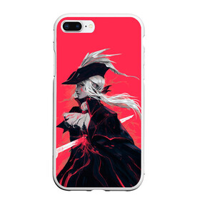 Чехол для iPhone 7Plus/8 Plus матовый с принтом Lady Maria в Екатеринбурге, Силикон | Область печати: задняя сторона чехла, без боковых панелей | Тематика изображения на принте: bloodborne | game | games | stranger | бладборн | игра | игры | леди мария | соулс | странник