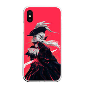 Чехол для iPhone XS Max матовый с принтом Lady Maria в Екатеринбурге, Силикон | Область печати: задняя сторона чехла, без боковых панелей | Тематика изображения на принте: bloodborne | game | games | stranger | бладборн | игра | игры | леди мария | соулс | странник