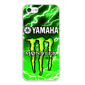 Чехол для iPhone 5/5S матовый с принтом YAMAHA X MONSTER / SPORT в Екатеринбурге, Силикон | Область печати: задняя сторона чехла, без боковых панелей | Тематика изображения на принте: monster energy | motorcycle | yamaha | yzf r6 | байк | байкер | зеленый | монстер | мотоспорт | мототехника | мотоцикл | мотоциклист | скутер | энергетик. | ямаха