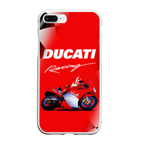 Чехол для iPhone 7Plus/8 Plus матовый с принтом DUCATI / ДУКАТИ / RACING в Екатеринбурге, Силикон | Область печати: задняя сторона чехла, без боковых панелей | ducati | motorcycle | motosport | racing | speed | sport | байк. | гонки | двигатель | дукати | мото | мотокросс | мотоспорт | мототриал | мотоцикл | скорость | спорт