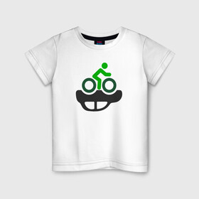Детская футболка хлопок с принтом Осовбодите город в Екатеринбурге, 100% хлопок | круглый вырез горловины, полуприлегающий силуэт, длина до линии бедер | велосипед | город | пробки | транспорт | экология