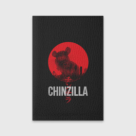 Обложка для паспорта матовая кожа с принтом Chinzilla red в Екатеринбурге, натуральная матовая кожа | размер 19,3 х 13,7 см; прозрачные пластиковые крепления | chinchilla | chinzilla | чинзилла | шинзилла | шиншилла