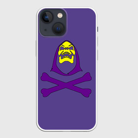 Чехол для iPhone 13 mini с принтом Skeletor | Скелетор (2) в Екатеринбурге,  |  | grayskull | he man | skeletor | властелины вселенной | персонажи | скелет | скелетор