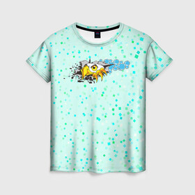 Женская футболка 3D с принтом Орел в Екатеринбурге, 100% полиэфир ( синтетическое хлопкоподобное полотно) | прямой крой, круглый вырез горловины, длина до линии бедер | eagle | орел | орленок | орлиный взгляд | птица | птичка | хищная птица