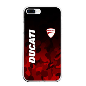 Чехол для iPhone 7Plus/8 Plus матовый с принтом DUCATI | ДУКАТИ КАМУФЛЯЖ в Екатеринбурге, Силикон | Область печати: задняя сторона чехла, без боковых панелей | camo | camouflage | ducati | military | moto | motocycle | racing | sport | дукати | камуфляж | милитари | мото | мотоспорт | мотоцикл | рейсинг | спорт