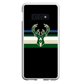 Чехол для Samsung S10E с принтом Milwaukee Bucks форма. Statement Edition в Екатеринбурге, Силикон | Область печати: задняя сторона чехла, без боковых панелей | basketball | edition | milwaukee bucks | sport | statement | бакс | баскетбол | милуоки | спорт | форма