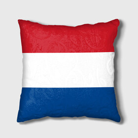 Подушка 3D с принтом Нидерланды (Голландия) Флаг в Екатеринбурге, наволочка – 100% полиэстер, наполнитель – холлофайбер (легкий наполнитель, не вызывает аллергию). | состоит из подушки и наволочки. Наволочка на молнии, легко снимается для стирки | голандия | голландия | голландия герб | голландия флаг | недерланды | недирланды | нидерланды | нидерланды герб | нидерланды флаг | нидирланды | флаг | флаг голландии | флаг нидерландов