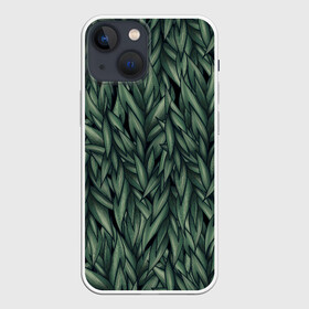 Чехол для iPhone 13 mini с принтом Листья в Екатеринбурге,  |  | зелень | лес | листва | листья | природа