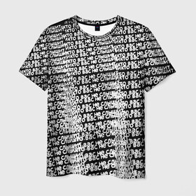 Мужская футболка 3D с принтом Никто вас не слышит. в Екатеринбурге, 100% полиэфир | прямой крой, круглый вырез горловины, длина до линии бедер | dead inside | drain | zxc | дота | дота 2 | дрейн | дэд инсайд | никто вас не слышит