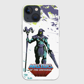 Чехол для iPhone 13 mini с принтом SKELETOR | СКЕЛЕТОР (Z) в Екатеринбурге,  |  | he man | logo | masters of the universe | she ra | skeletor | властелины вселенной | логип | лого | мульт | мультфильм | скелетор