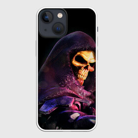 Чехол для iPhone 13 mini с принтом Skeletor | Masters of the Universe (+спина)  (Z) в Екатеринбурге,  |  | he man | logo | masters of the universe | she ra | skeletor | властелины вселенной | логип | лого | мульт | мультфильм | скелетор