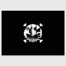 Поздравительная открытка с принтом One Piece team в Екатеринбурге, 100% бумага | плотность бумаги 280 г/м2, матовая, на обратной стороне линовка и место для марки
 | Тематика изображения на принте: anime | one piece | аниме | анимэ | большой куш | ван пис | пират | пираты | пираты соломенной шляпы | эйтиро одо